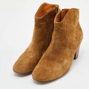 Isabel marant brown suede dicker boots
